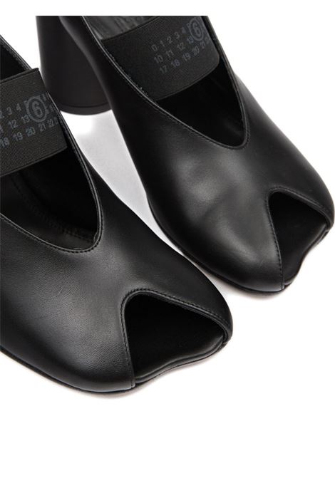 slingback anatomic numeric woman black MM6 MAISON MARGIELA | S59WP0213 P3628T8013